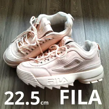 [FILA] 디스럽터 2 프리미엄 통굽 스니커즈 22.5cm 핑크