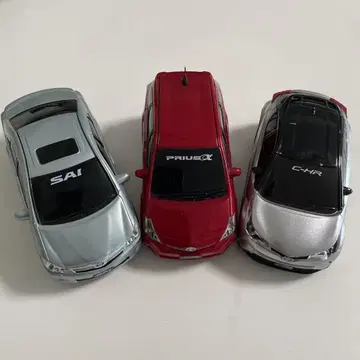 도요타 미니카 3대 세트 SAI, PRIUS, C-HR