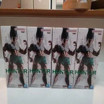 HUNTER x HUNTER 곤 프릭스 피그라이프! 피규어 4개 세트