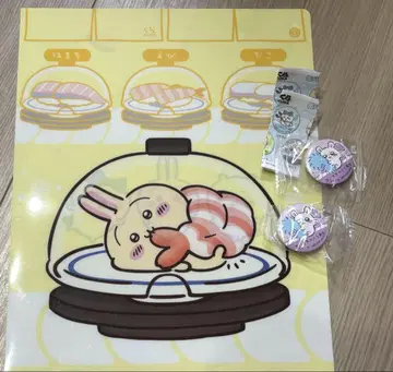 치이카와 (먼작귀) 쿠라스시 토끼 모몽가 클리어 파일 캔뱃지