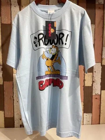 가필드 티셔츠 L BLUE GARFIERD4