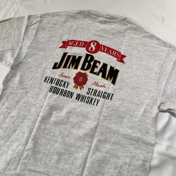 [ M ] JIM BEAM Hanes BEEFY USA 제작 티셔츠 짐빔