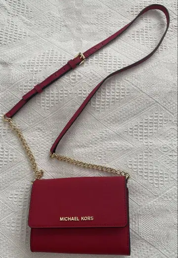 MICHAEL KORS 빨간색 지갑 숄더