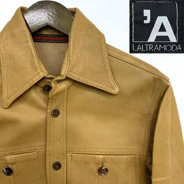 LALTRAMODA 라트라모다 천연 가죽 셔츠 자켓 M 상당