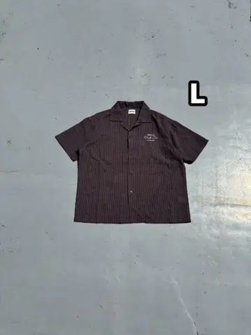 9090 크루 체크 셔츠 L
