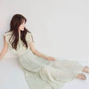snidel Sustainable 프릴 원피스 민트 0 사이즈
