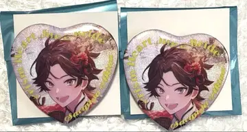 Prism Heart June Bride 캔뱃지 미에지 아키나 2개