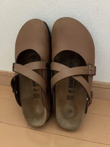 BIRKENSTOCK 로리 가죽 샌들 37 (23.5~24.0)