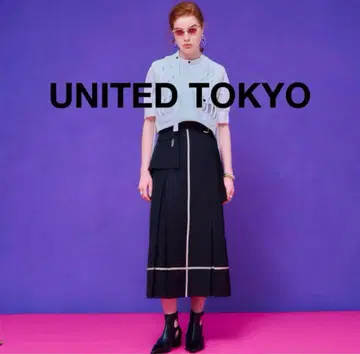 UNITED TOKYO 플리츠 스커트