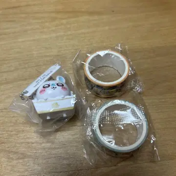 쿠라스시 치이카와 모몽가 피규어 키링 마스킹 테이프 포함