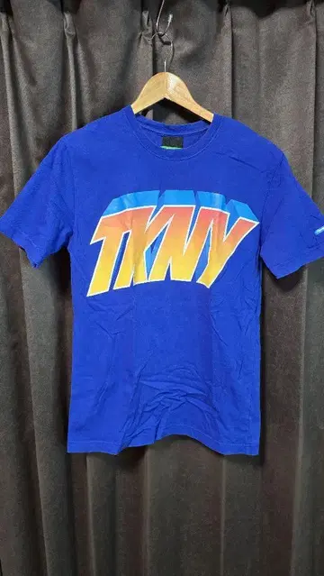 SWAGGER TKNY 로고 티셔츠 파랑 M