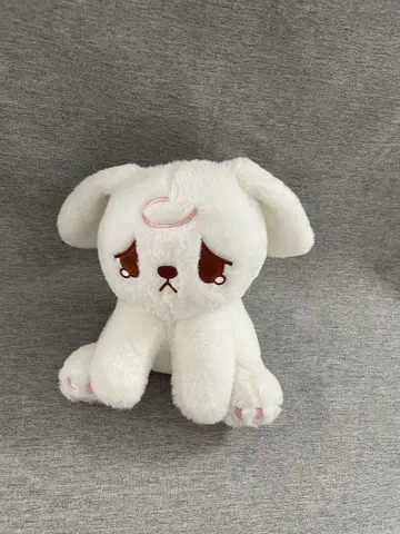 화이트 토끼 봉제 인형 새상품급