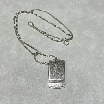 GARNI 가르니 도그 태그 목걸이 실버