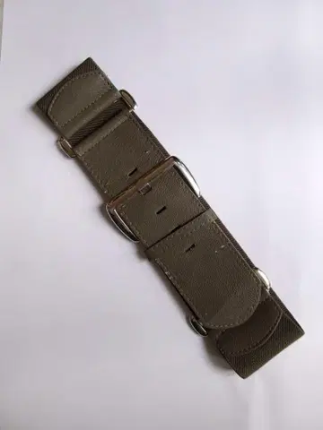 그레이 에코 레더 벨트