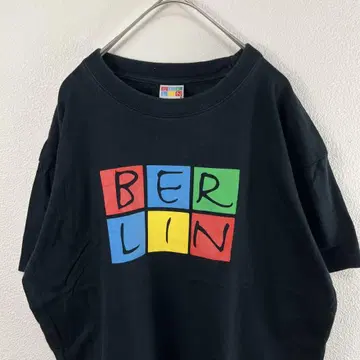 00년대 2001년 berlin 로고 티셔츠