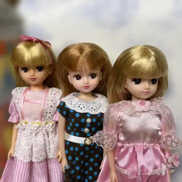 리카짱 인형 3체 세트