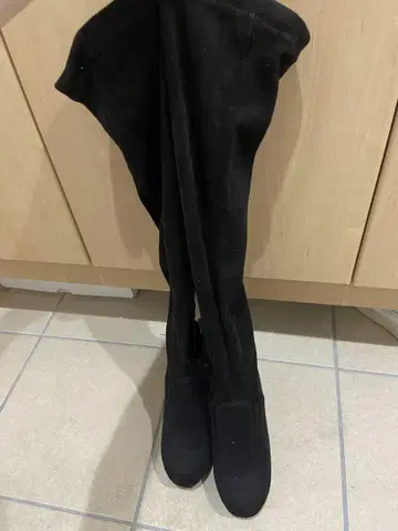블랙 롱 부츠 24.5cm