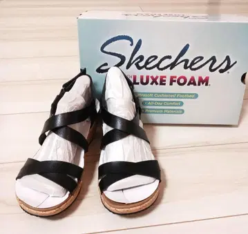Skechers Luxe Foam 웨지솔 샌들 스케쳐스