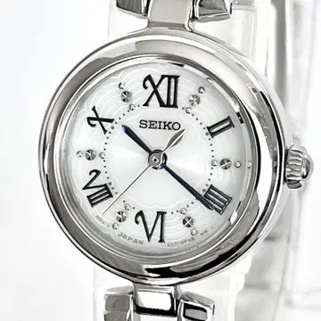 세이코 SEIKO 여성용 손목시계 작동 솔라 광택 처리 s2061