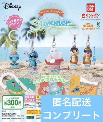 디즈니 캐릭터 메지루시 액세서리 SUMMER 5종 컴플리트