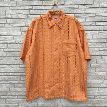 Schott 셔츠 2XL 오렌지 레이스