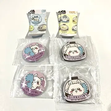 치이카와 (먼작귀) 쿠라스시 마그넷 시트 캔뱃지 모몽가 세트