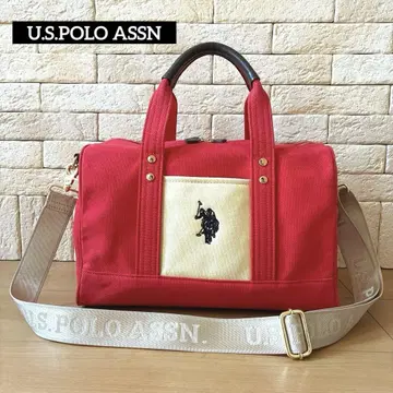 U.S.POLO ASSN 캔버스 보스턴 백 2way 숄더