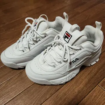 24cm FILA 스니커즈 화이트 흰색