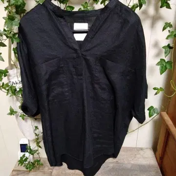 UNITEDARROWS 블랙 반팔 셔츠