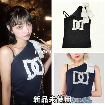 다리치 darich 빅 리본 원숄더 상의 네이비 NVY