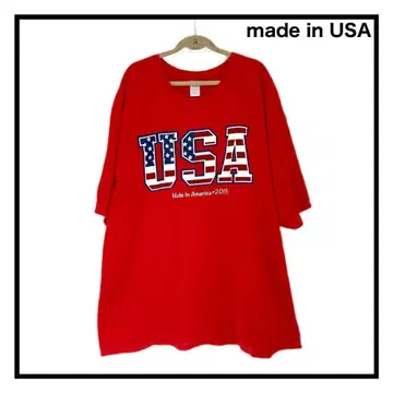 made in USA 티셔츠 아메카지 미국제 성조기 프린트 반팔
