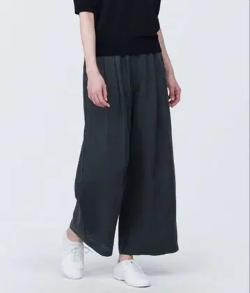 무인양품 여성 린넨 이지 와이드 팬츠 L
