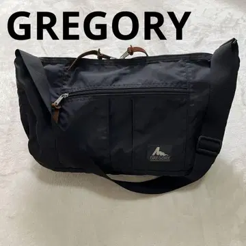 GREGORY 블랙 숄더백