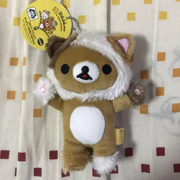 리락쿠마 15주년 테마 믹스 공 체인 봉제 인형
