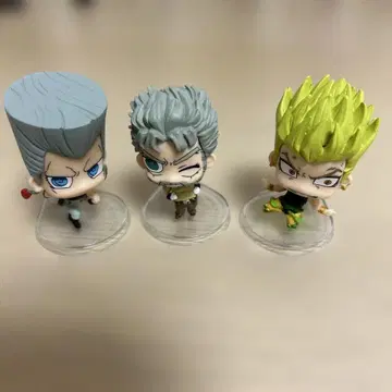 죠죠의 기묘한 모험 미니 피규어 3종 세트 (포르나레프, 조셉, DIO)