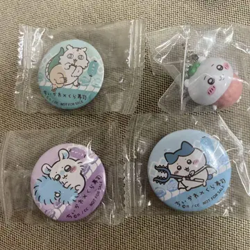치이카와 (먼작귀) 쿠라스시 캔뱃지 피규어 하치와레 모몽가 아노코