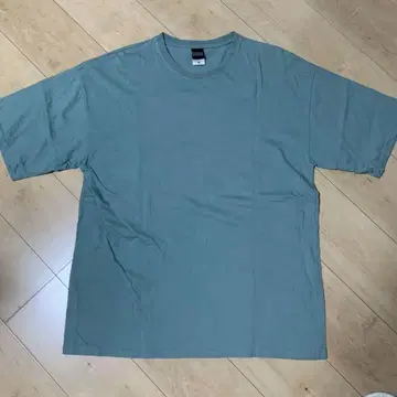 남성용 티셔츠 블루그린 XL