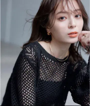 anuans 메탈 플레인 초커 골드