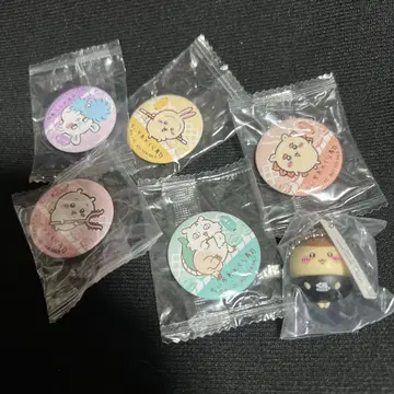 캔뱃지 피규어 키링 6개 세트