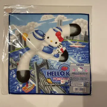 요코하마 한정판 현지 키티 2002년 제작 핸드 타월