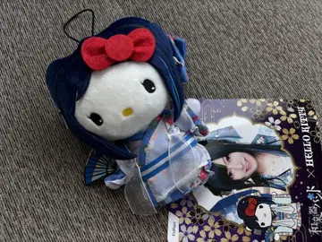 [ 레어 ] 헬로키티 일본 전통 악기 콜라보 봉제 인형 [ 새상품 ]