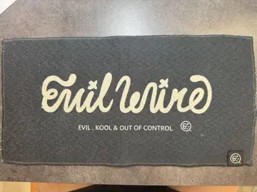 EVILWIRE evilwire 이블 와이어 로고 핏 매트 양면 블랙