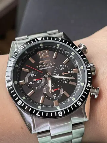 TECHNOS 크로노그래프 손목시계