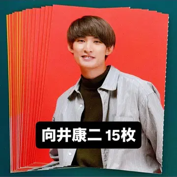무카이 코지 Myojo 2021년 양면 두꺼운 카드 15장