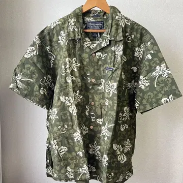 Abercrombie & Fitch 아베크롬비 반팔 알로하 셔츠