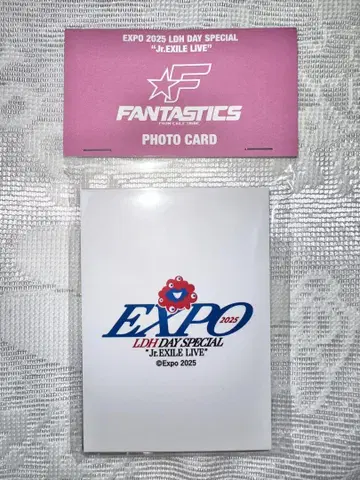 FANTASTICS 포토 카드 간사이 엑스포 EXPO