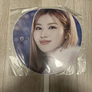 TWICE 사나 도넛 리리이베 굿즈 부채