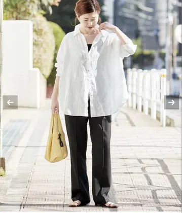 Spick and Span 80 린넨 카슈쿨 빅 셔츠
