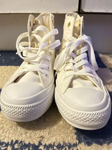 CONVERSE 하이컷 스니커즈/23.5cm/WHT/1SD151