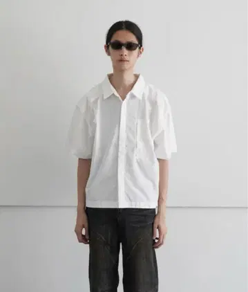 ENTIRE STUDIOS 01 셔츠 "밀크" S